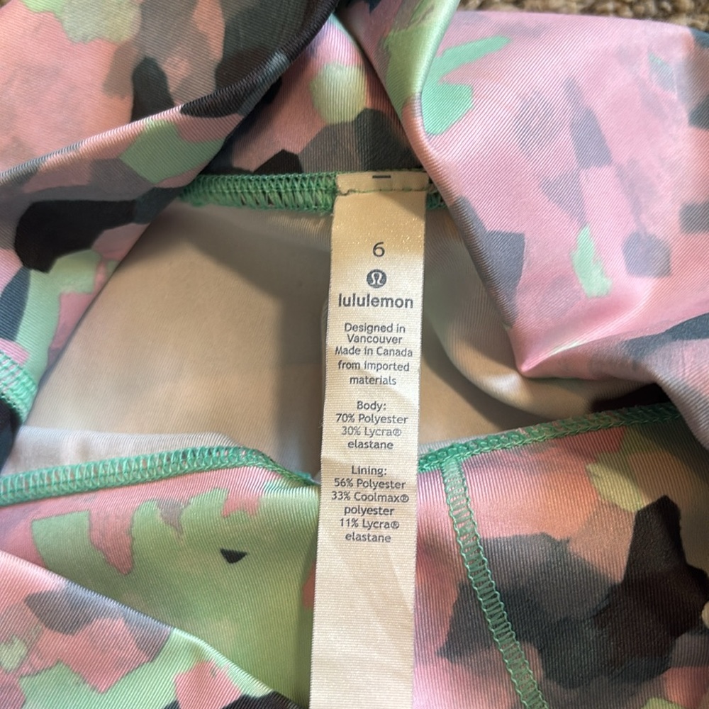 Lululemon High Times leggings size 6 - Picture 3 of 7